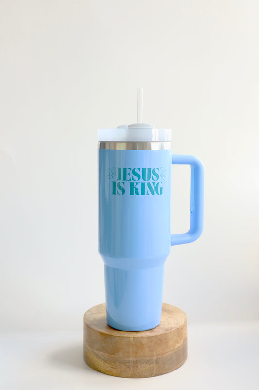 Jesus Is King Tumbler